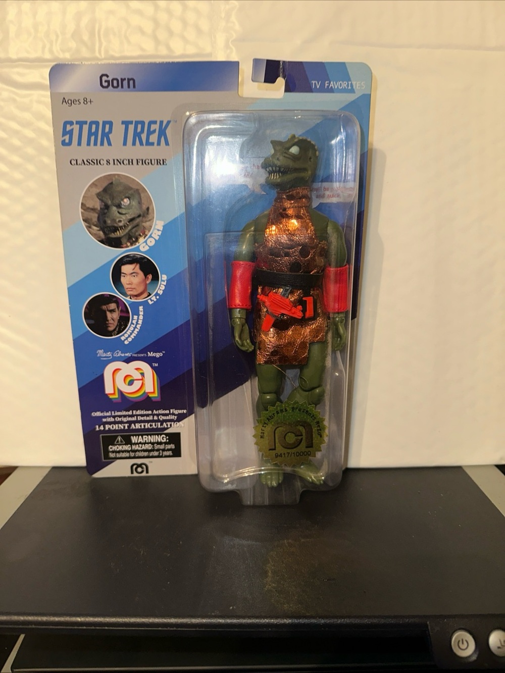 EGO Star Trek Gorn Figure - Green & Copper Metallic
